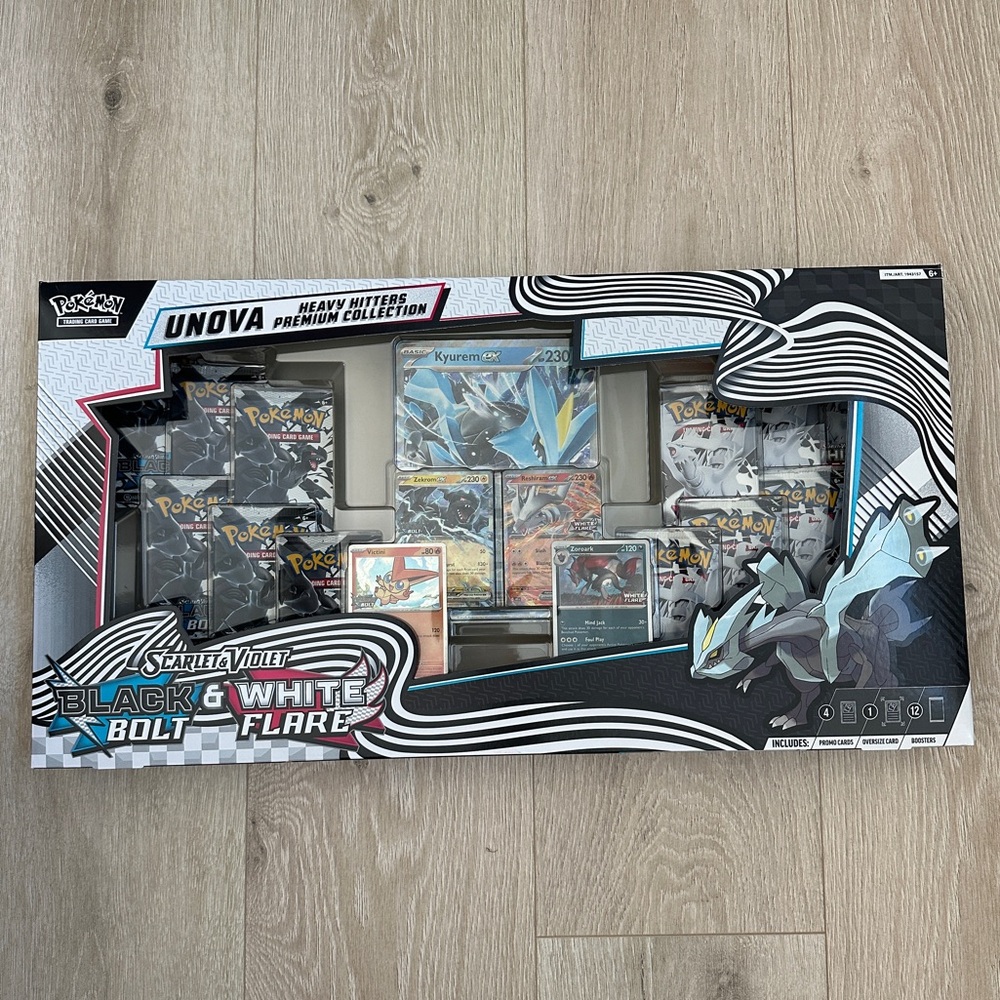 Pokemon Unova Heavy Hitters Premium Collection Black Bolt & White Flare
